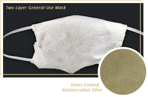 Face Mask with Antimicrobial Filter